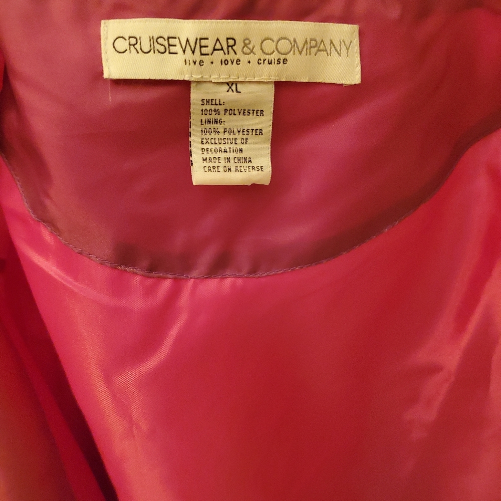 Cruise wear and company wind breaker jacket